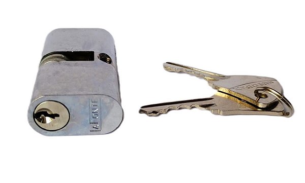 CILINDRO MIOLO OU TAMBOR OVAL LA FONTE ST2 PARA FECHADURA EXTERNA 55MM