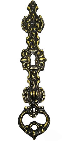 PUXADOR ESTILO COLONIAL COM FURO PARA CHAVE