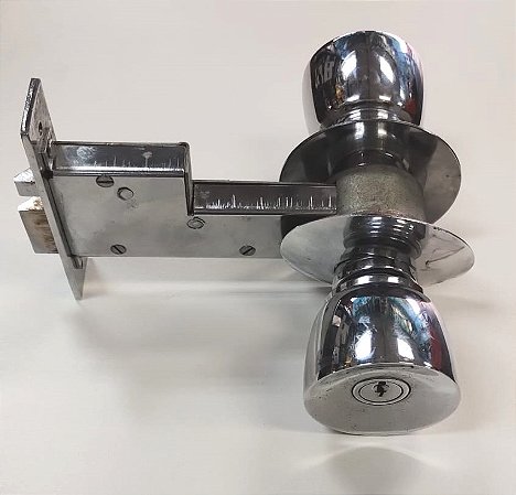 FECHADURA 031-120MM  TUBULAR LAFONTE  CROMADA 120 A