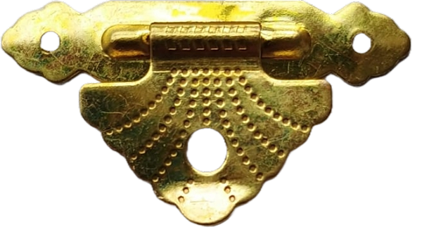 MINI FECHO EM LATÃO DOURADO PARA ARTESANATO