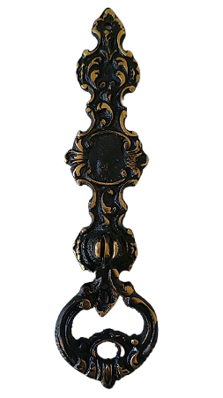 PUXADOR EM LATÃO ESTILO COLONIAL PARA PORTA DE MÓVEIS RÚSTICOS OU COLONIAIS 1377/5