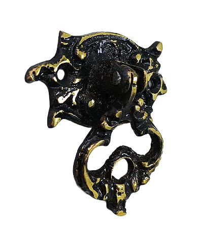 PUXADOR EM LATÃO ESTILO COLONIAL PARA MÓVEIS RÚSTICOS OU COLONIAIS 1377/G