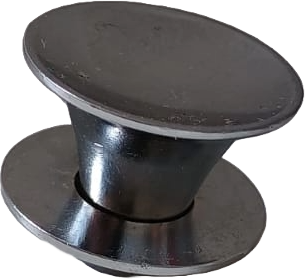 PUXADOR PARA PORTAS E GAVETAS DE ARMÁRIOS, BOTÃO CÔNICO (PINGO C/BASE) CR 1344/3
