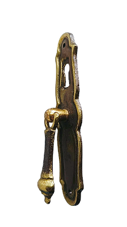 PUXADOR  ESTILO COLONIAL, PARA PORTA DE  MÓVEIS COM FURO PARA CHAVE (1805/4 C/FURO)