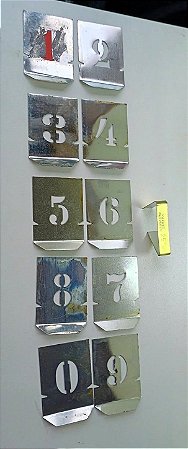 25 - CHAPA PARA PINTAR ALGARISMO