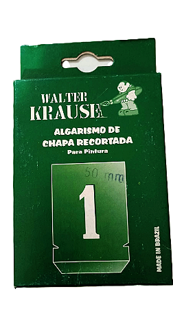 50 - CHAPA PARA PINTAR ALGARISMO