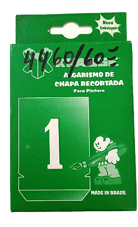 60 - CHAPA PARA PINTAR ALGARISMO