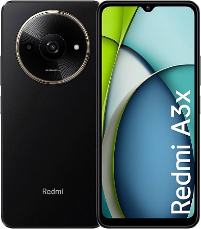 Xiaomi Redmi A3X Dual Sim - 128GB/4GB Ram - Tela 6.71 -Preto