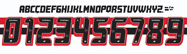 Fonte Vetor São Paulo New Balance 2025 Lançamento!