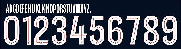 Fonte Vetor Paris Saint-Germain PSG 2025-26 Mundial Lancamento!!!