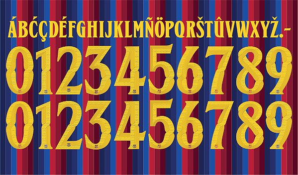 Fonte Vetor FC Barcelona Nike 2026-27 Lancamento!!!