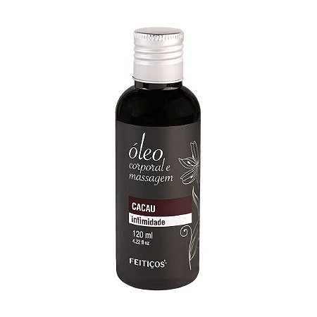 Óleo Aromático para Massagem Corporal - Cacau Intimidade - 120ml - Feitiços