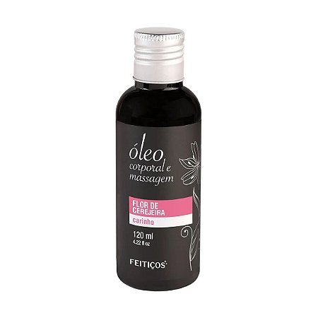 Óleo Aromático para Massagem Corporal - Flor de Cerejeira Carinho - 120ml - Feitiços
