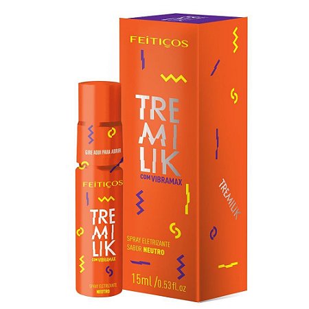 Spray Excitante Beijável Tremilik Com Vibramax - Neutro - 15ml - Feitiços