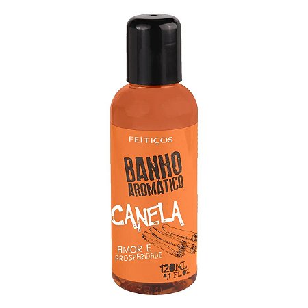 Espuma De Banho Aromático - Canela - Amor e Prosperidade - 120ml - Feitiços