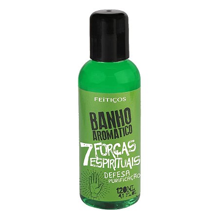 Espuma De Banho Aromático - 7 Forças Espirituais - Purificação e Defesa - 120ml - Feitiços