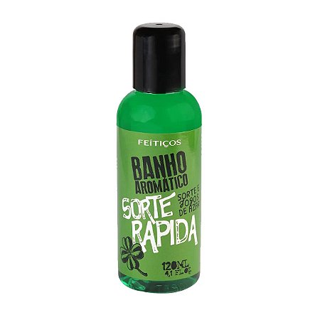 Espuma De Banho Aromático - Sorte Rápida - Sorte e Jogos de Azar - 120ml - Feitiços