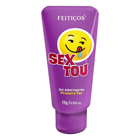 Gel Adstringente e Lubrificante Sextou - Primeira Vez - 15g - Feitiços