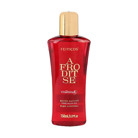 Óleo De Massagem Corporal Afroditse - Afrodisíaco - 150ml - Feitiços