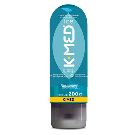 K-MED Ice Gel Lubrificante Íntimo Esfria 200g - Cimed