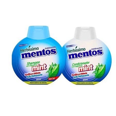 KIT SHAMPOO + CONDICIONADOR MENTOS MINT