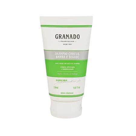 Shampoo Masculino Granado  Cabelo, Barba e Bigode 150ml