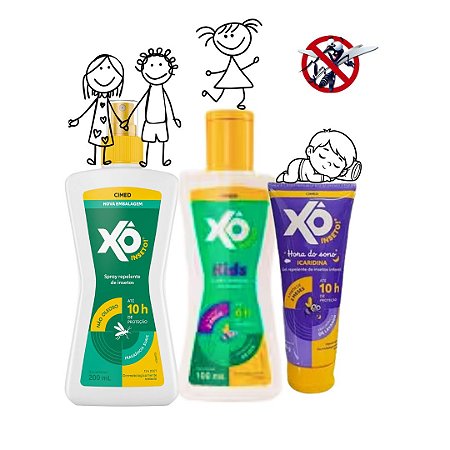 Kit Xô insetos repelente dia e noite