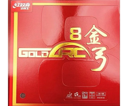 DHS Gold Arc 8 Borracha para Tênis de Mesa