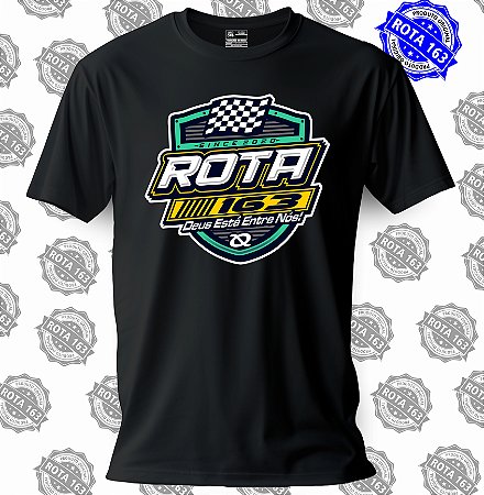 CAMISETA ROTA 163 DEUS ESTA ENTRE NOS