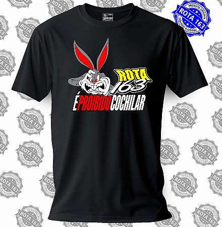 CAMISETA ROTA 163 É PROIBIDO COCHILAR