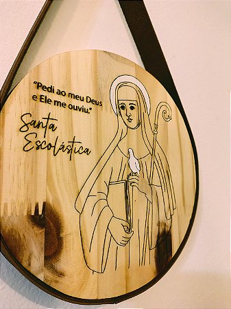 Santa Escolástica - Quadro decorativo