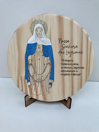 Nossa Senhora das Lágrimas - Quadro decorativo