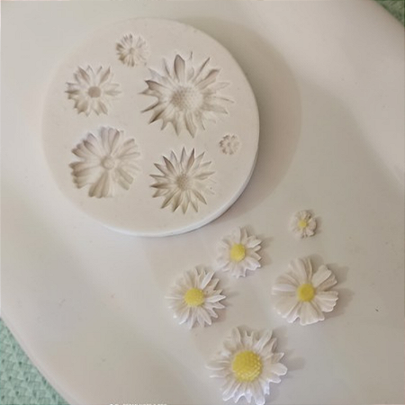 Molde Mini margaridas