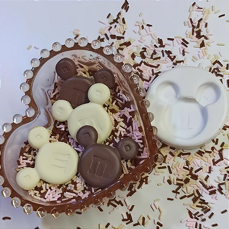 Molde Chocolate ratinho M&M