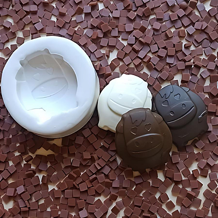 Molde Chocolate vaquinha apaixonada