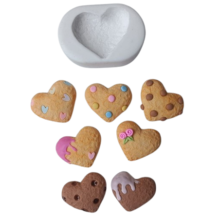 Molde Biscoito love da Carla