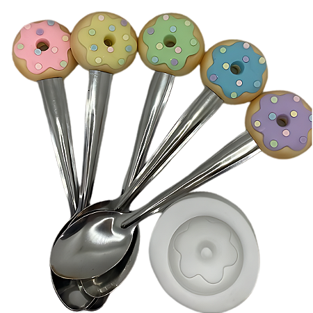 Molde Donut P para colher da Flávia