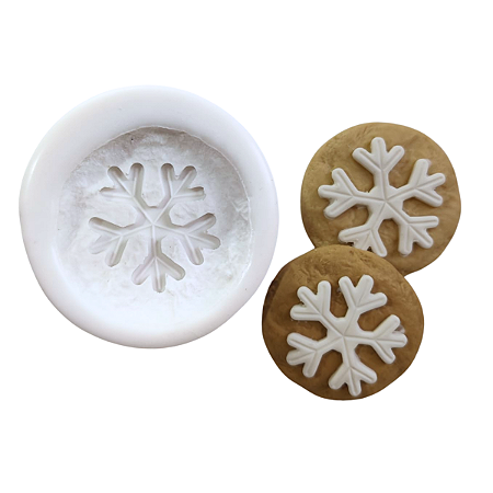 Molde Biscoito floco de neve