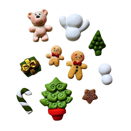 Molde Miniaturas de Natal