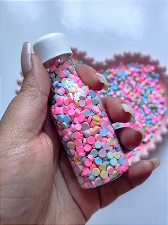 Confeitos de biscuit algodão doce