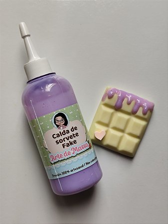 Calda de sorvete candy lilás 100ml