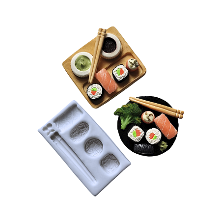 Molde mini sushi