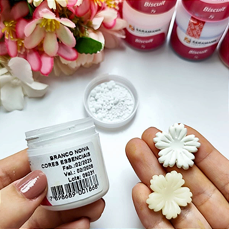 Corante em Pó Saramanil Branco Noiva 7g