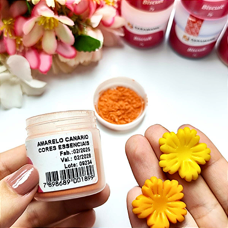 Corante em Pó Saramanil Amarelo Canário 7g