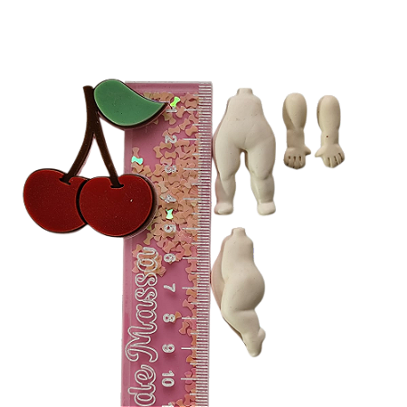 Molde de silicone corpinho doll P