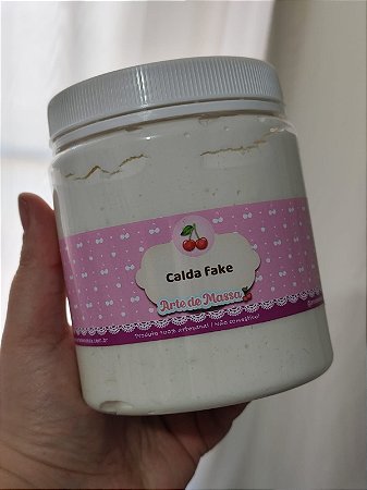 Calda fake branca 900 ml