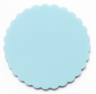 Tampa de caneca em PLA (sem encaixe para colher) Azul bebê