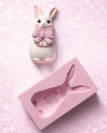 Molde coelho vintage