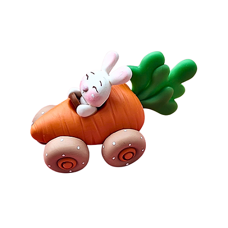 Molde carrinho de coelho