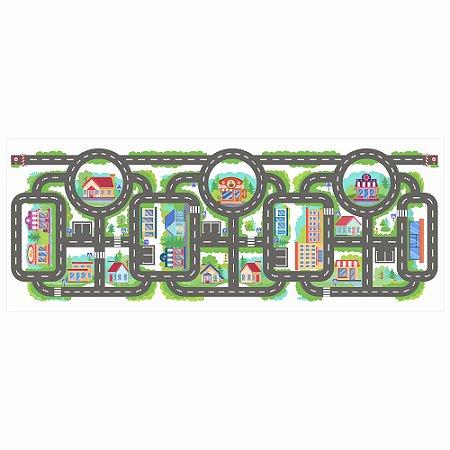 Pista Carrinho Cidade Feliz - Tamanho Médio